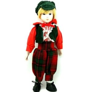 Brinns Nina Doll Cert. 1989 14in tall Item 57588 Red outfit figurine 2046-452